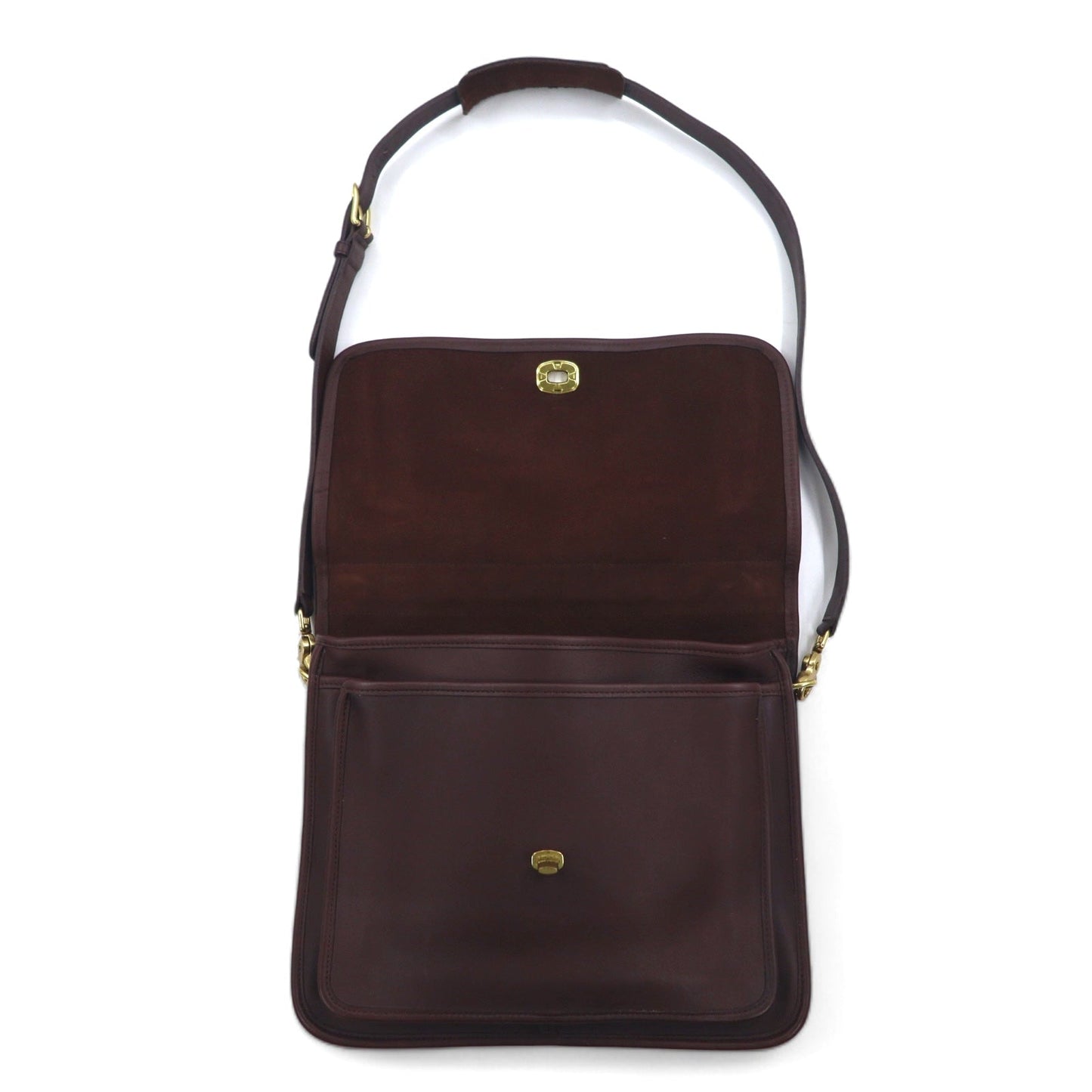 COACH USA製 オールドコーチ 2WAY ショルダーバッグ ブラウン レザー 5181 ターンロック