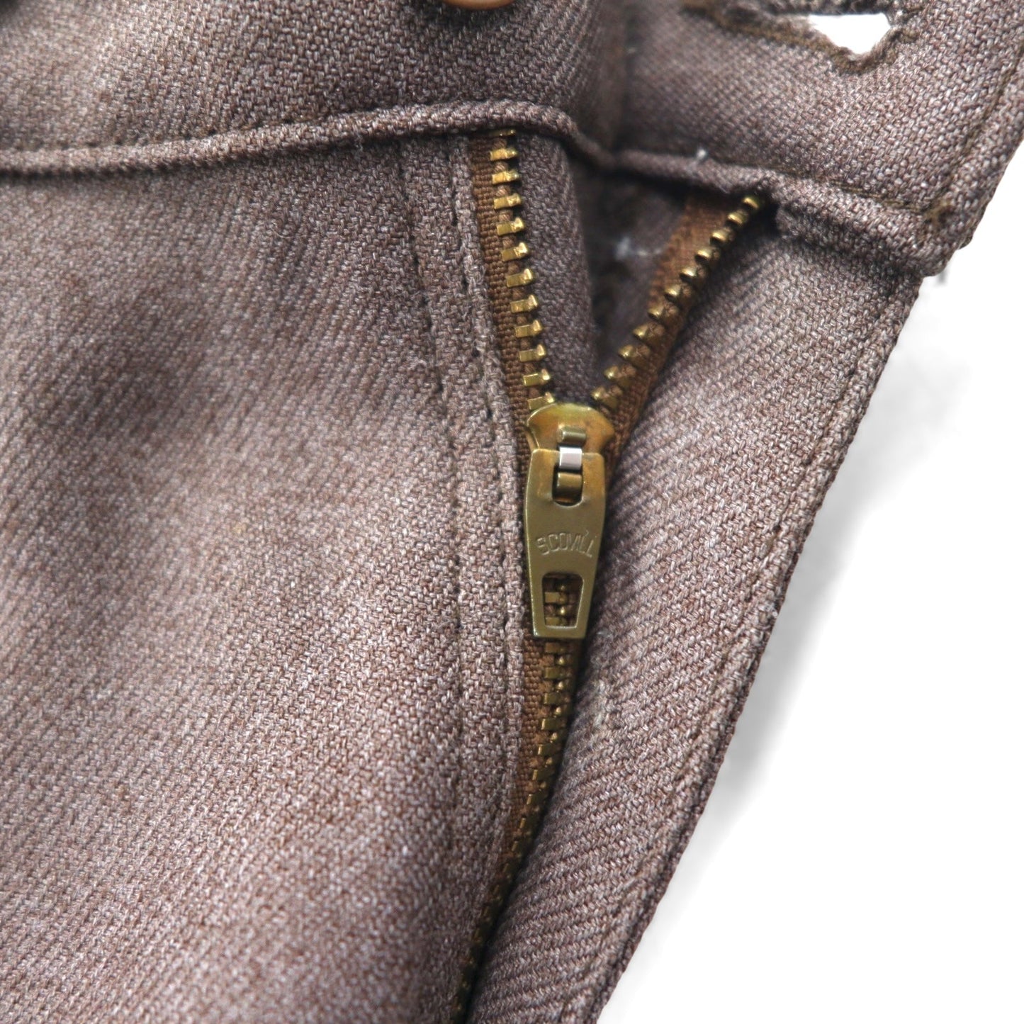 Levi's 90年代 USA製 スラックス STA-PREST スタプレ ブーツカット パンツ L ブラウン 10517 9127 SCOVILLジップ