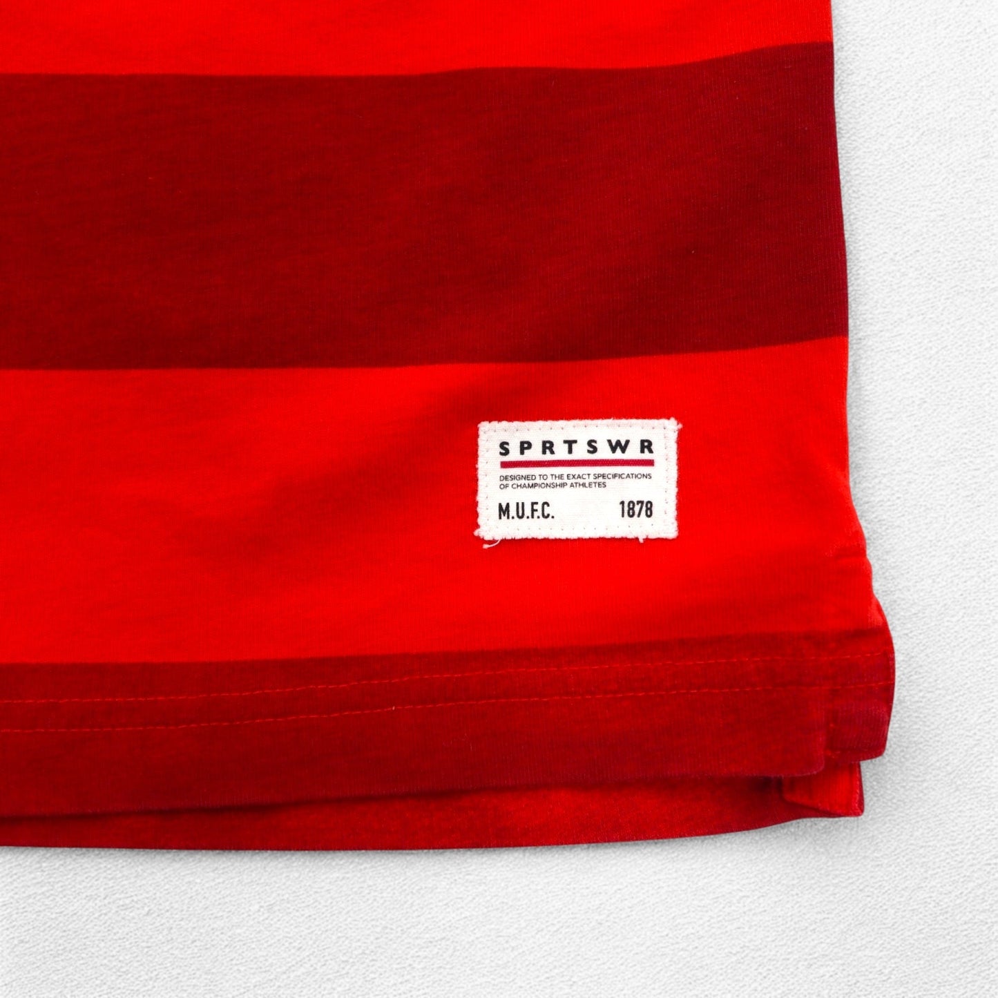 NIKE ボーダー ポロシャツ M レッド コットン Manchester United FC マンチェスター ユナイテッドFC 543972-605 未使用品