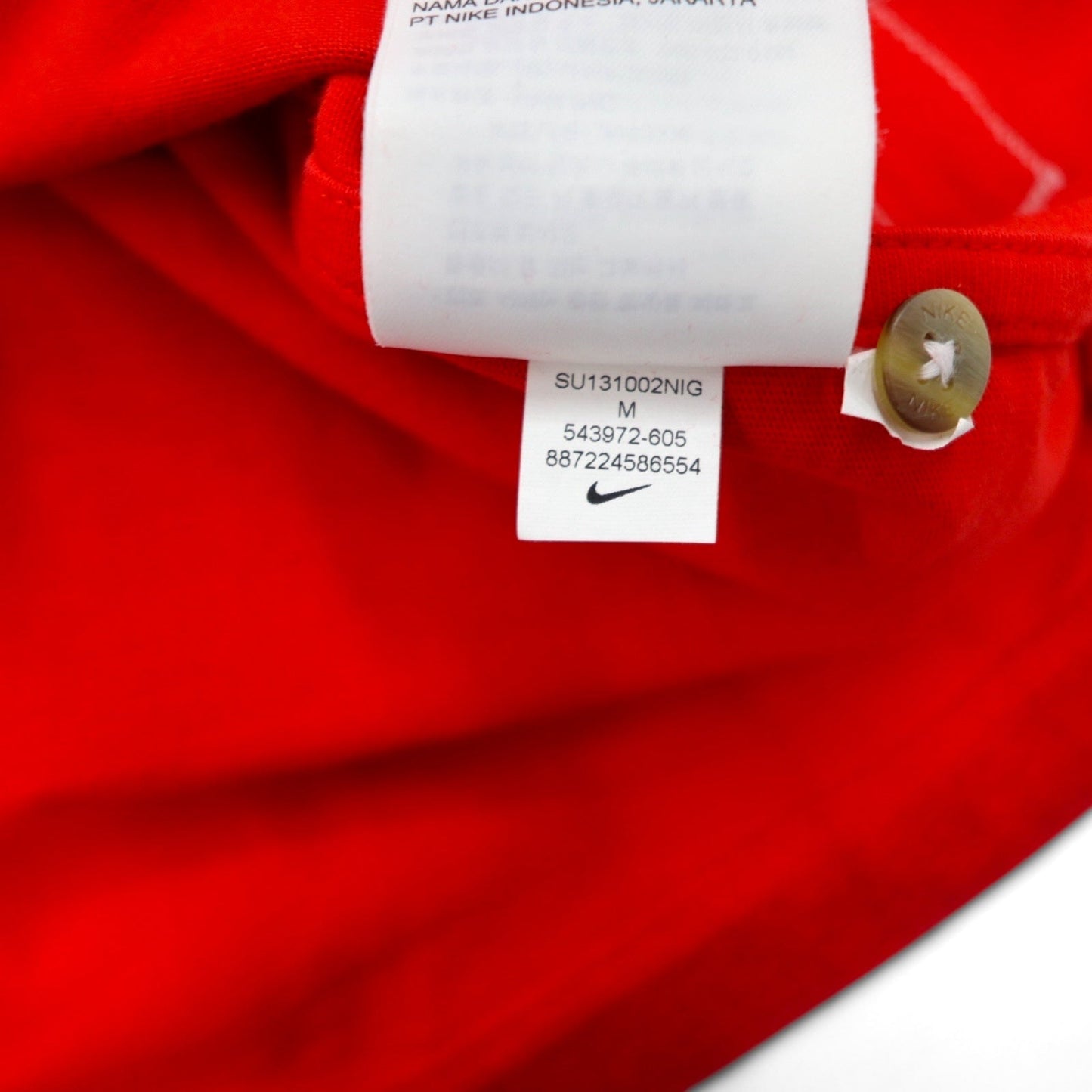 NIKE ボーダー ポロシャツ M レッド コットン Manchester United FC マンチェスター ユナイテッドFC 543972-605 未使用品