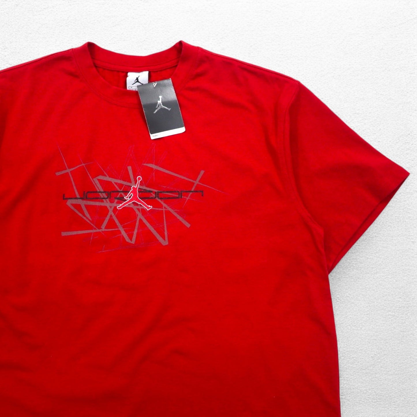 JORDAN BRAND ( NIKE ) 00年代 ジャンプマン Tシャツ M レッド コットン 未使用品