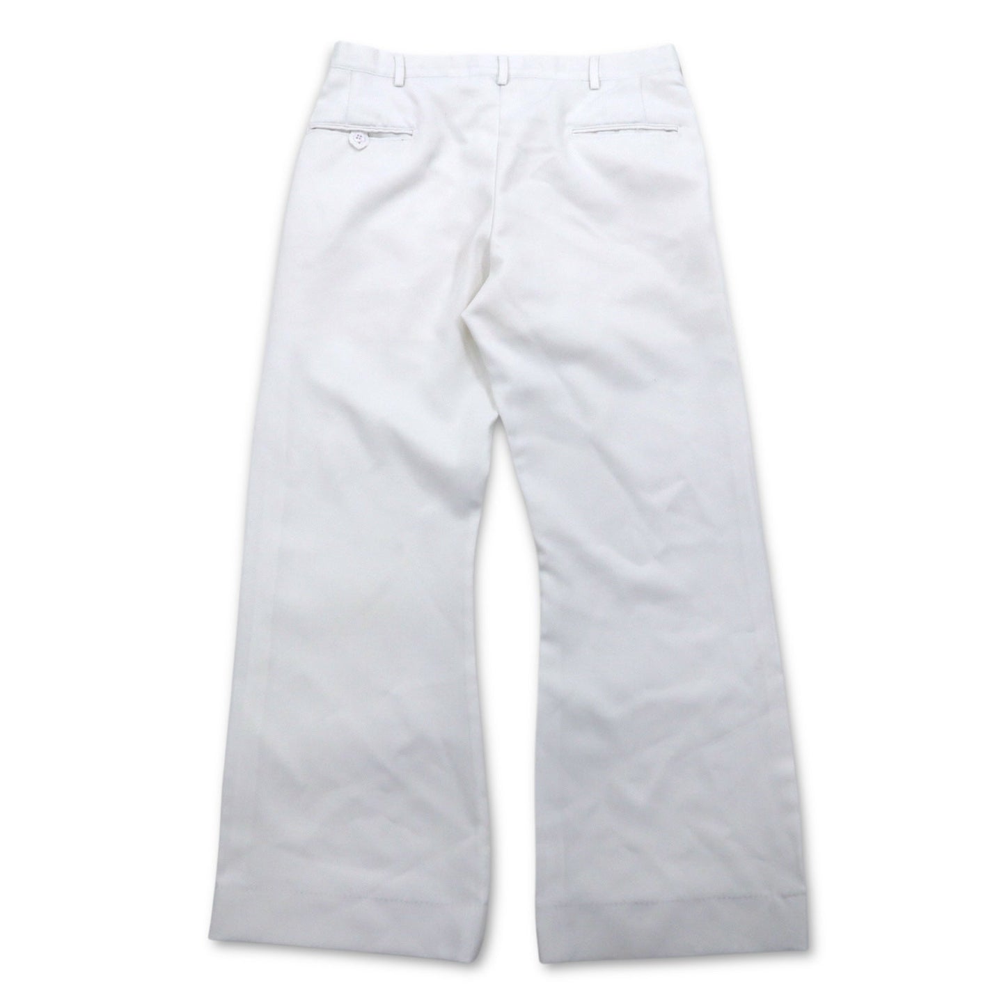 US NAVY 80年代 米軍 セーラーパンツ トラウザーズ L ホワイト Enlisted Trousers White ミリタリー 8405-01-076-0752