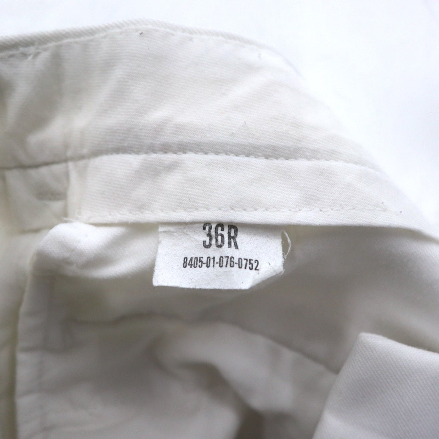 US NAVY 80年代 米軍 セーラーパンツ トラウザーズ L ホワイト Enlisted Trousers White ミリタリー 8405-01-076-0752
