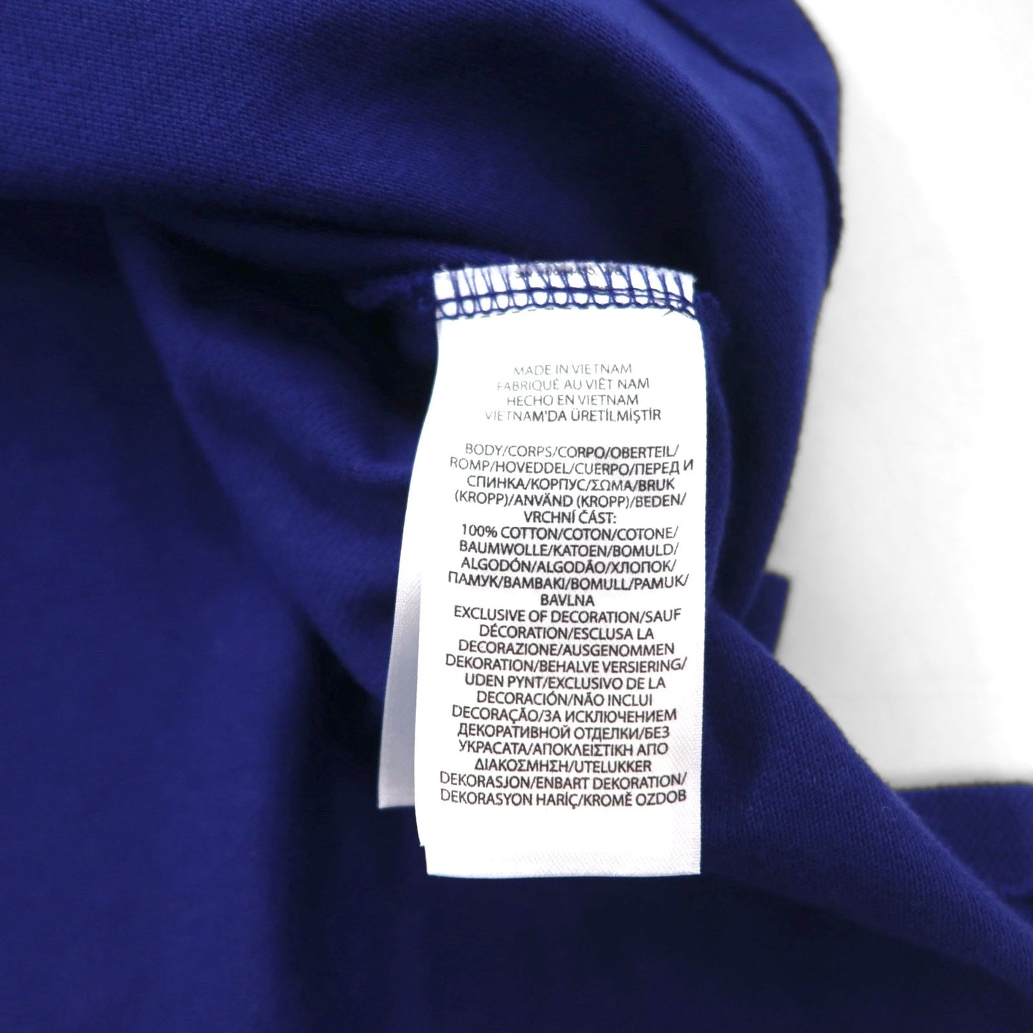 POLO RALPH LAUREN チェーンステッチ 刺繍 ポロシャツ L ブルー 鹿の子 POLO TEAM