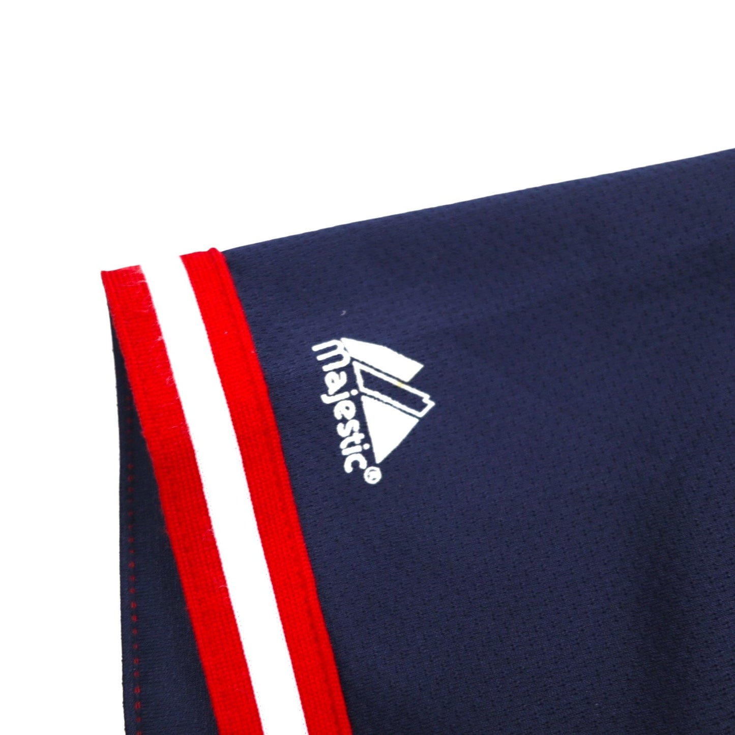 majestic 90年代 MLB ベースボールシャツ XL ネイビー ポリエステル RED SOX ナンバリング