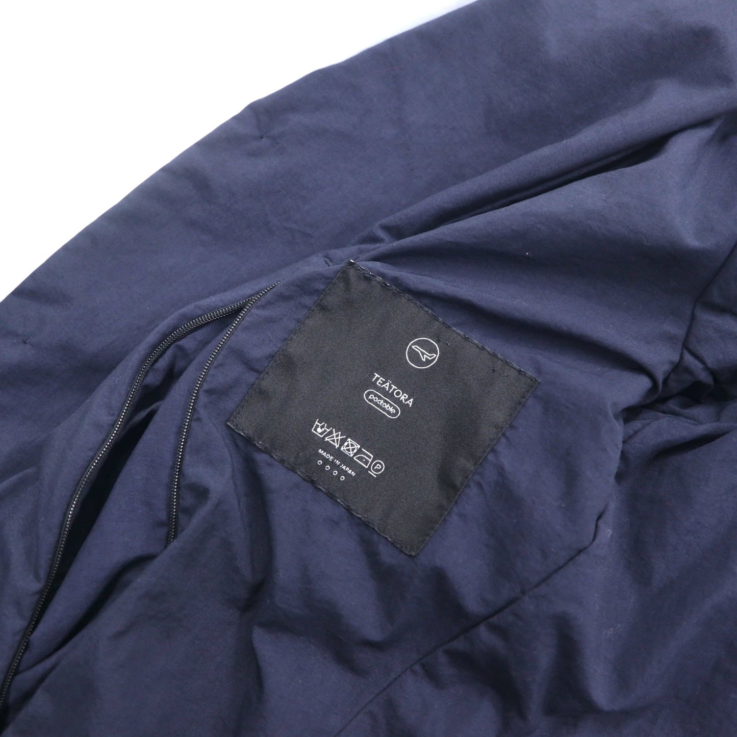 TEATORA DEVICE JKT / WALLET PANTS スーツ セットアップ L ネイビー ナイロン PACKABLE パッカブル TT-004-P / TT-203-P 日本製