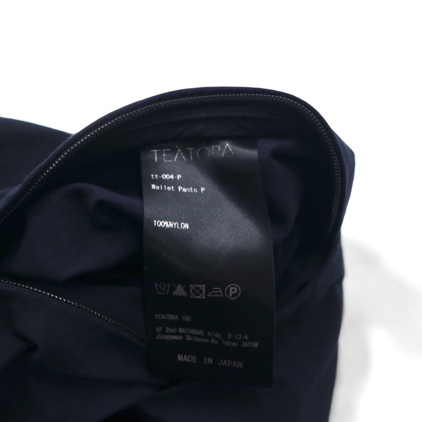 TEATORA DEVICE JKT / WALLET PANTS スーツ セットアップ L ネイビー ナイロン PACKABLE パッカブル TT-004-P / TT-203-P 日本製