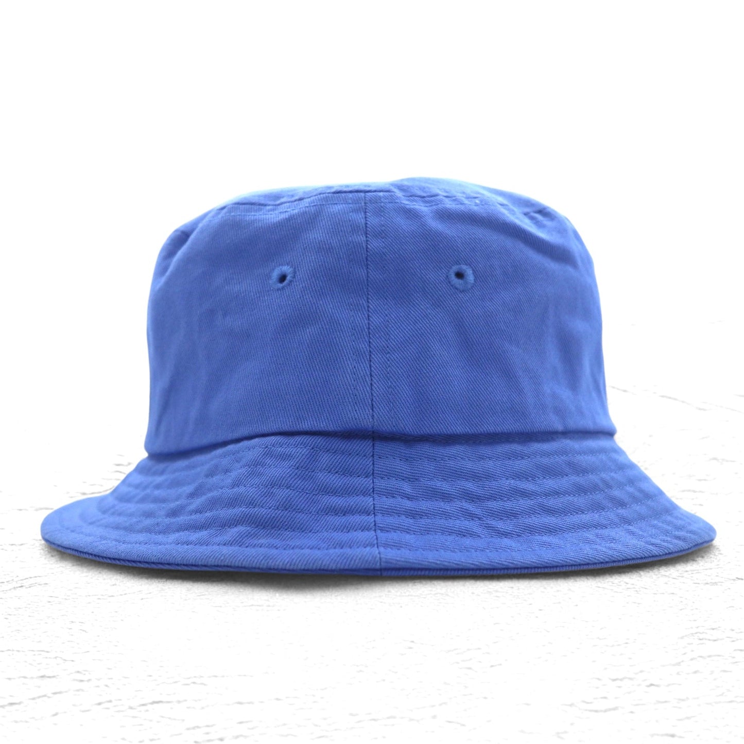 stussy ストックロゴ 刺繍 バケットハット S/M ブルー コットン STOCK BUCKET HAT