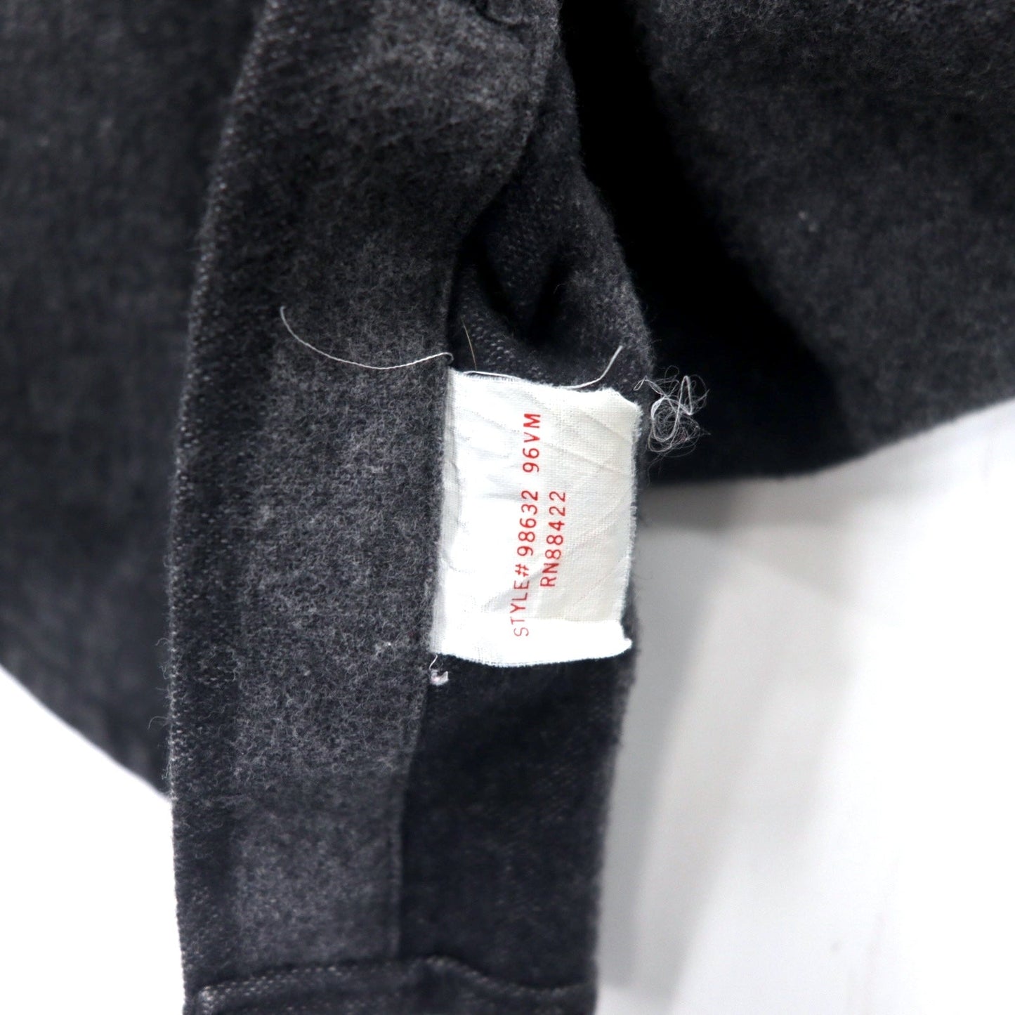 HARLEY DAVIDSON フランネル ワークシャツ L グレー ストライプ コットン メキシコ製