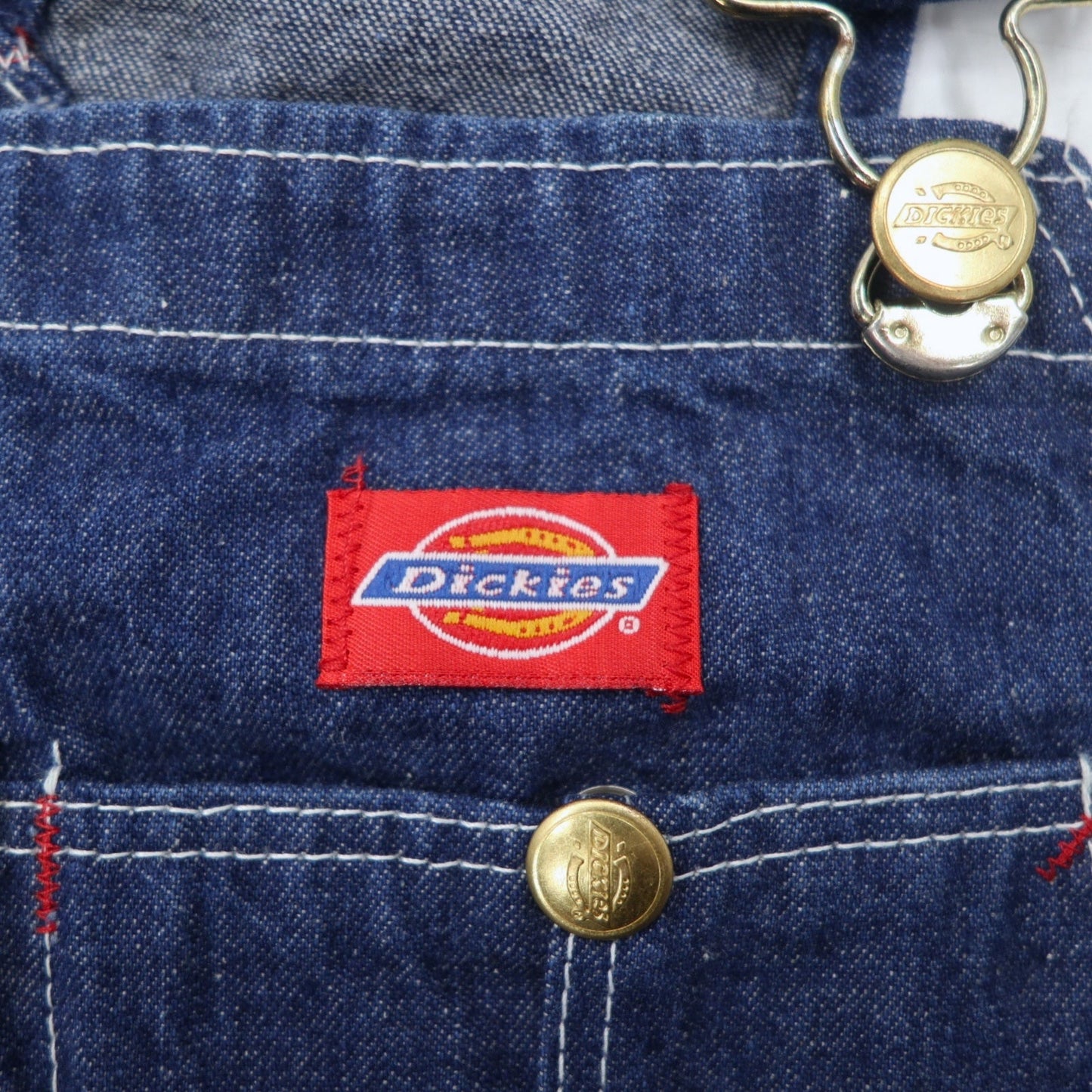 Dickies 90年代 USA製 デニム ペインター オーバーオール XL インディゴ ブルー