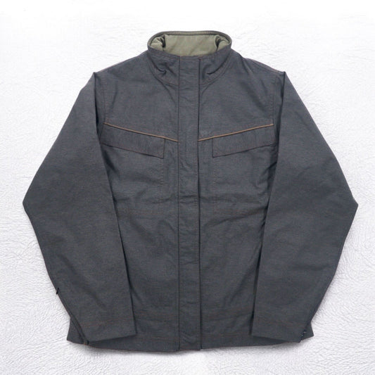 REI アウトドア マウンテンジャケット S グレー ナイロン ダブルジップ ELEMENTS