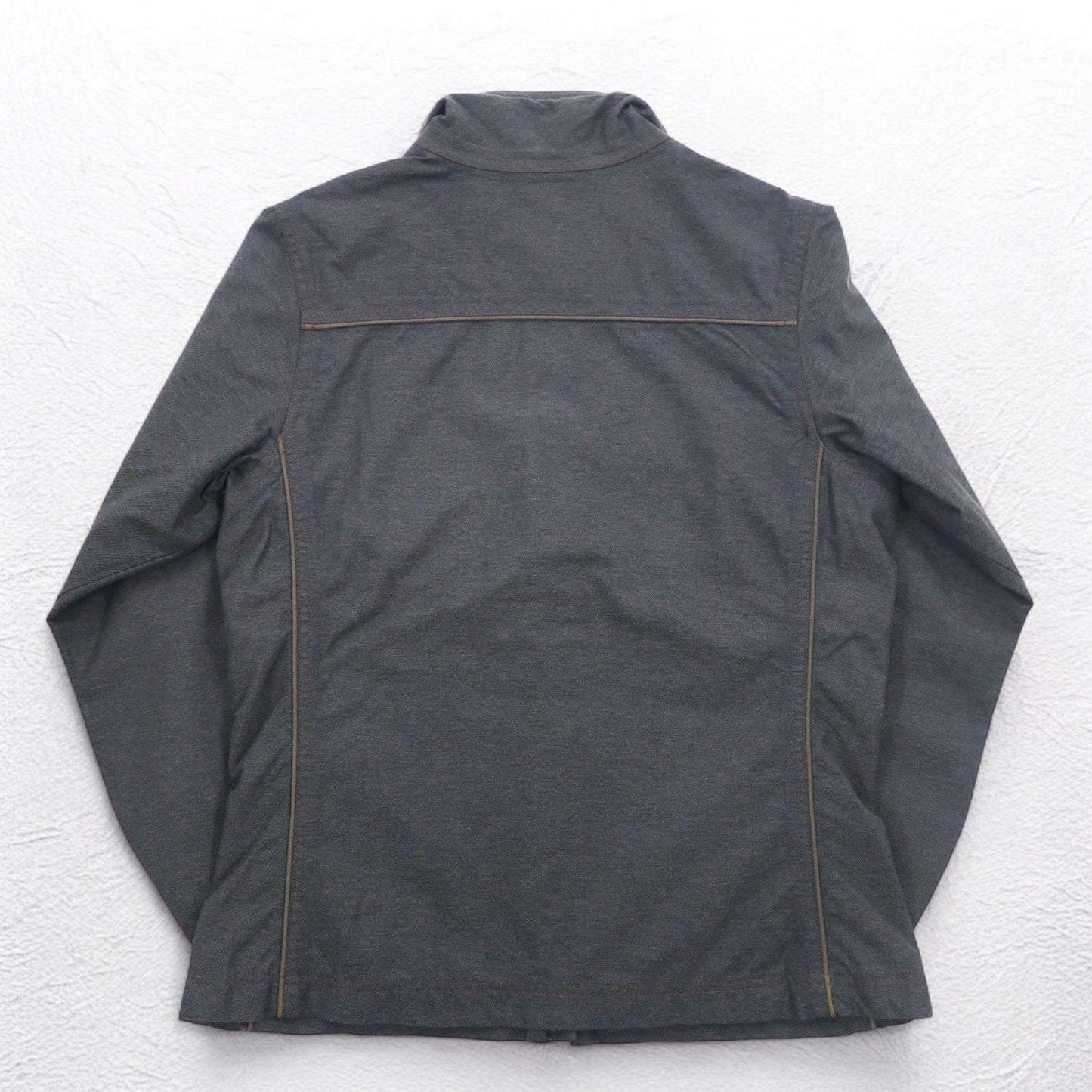 REI アウトドア マウンテンジャケット S グレー ナイロン ダブルジップ ELEMENTS