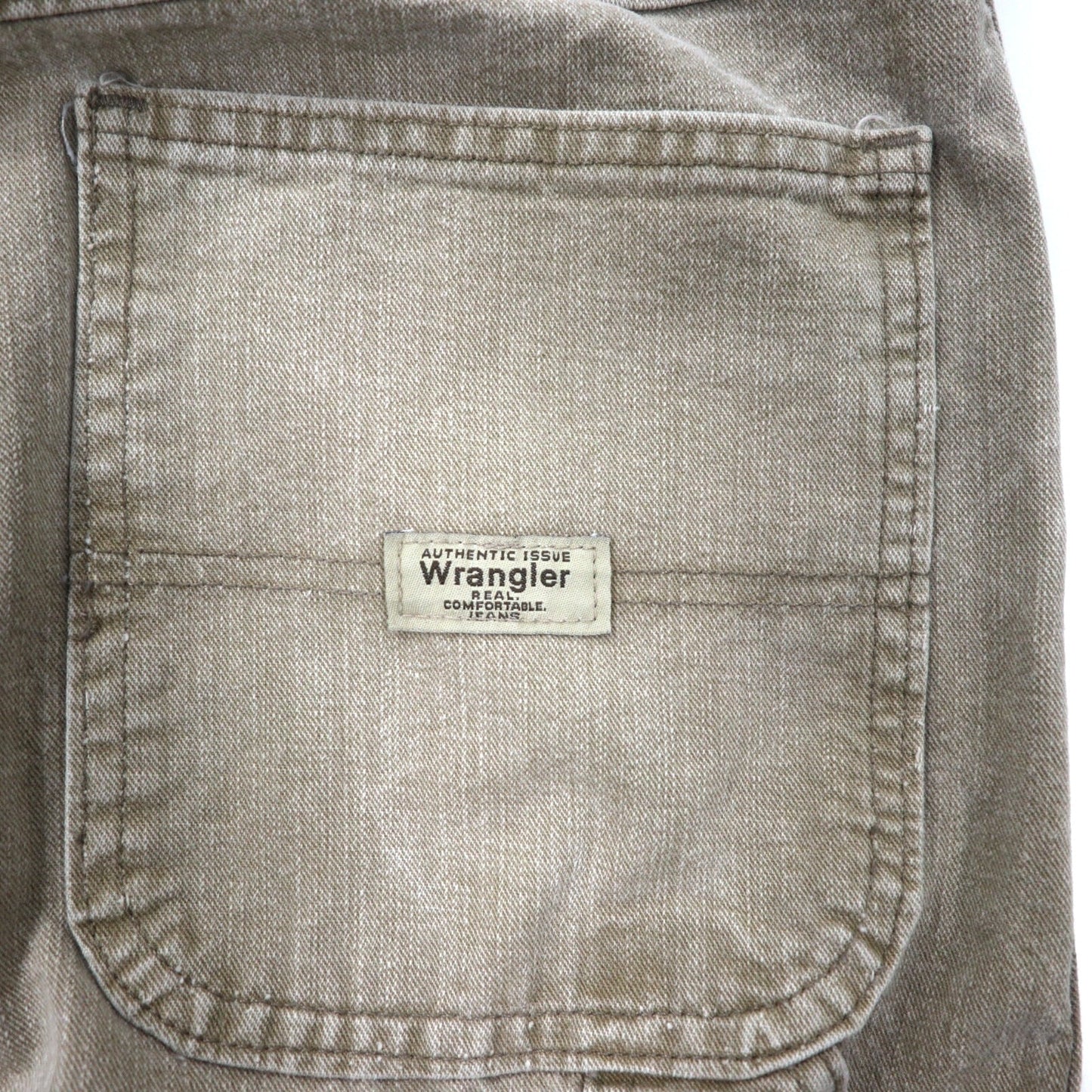 Wrangler バギー デニムパンツ ペインターパンツ 38 カーキ コットン 94LSWTM メキシコ製