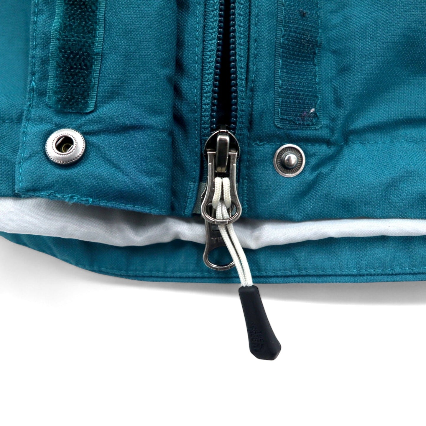 THE NORTH FACE マウンテンパーカー L ブルー ナイロン HYVENT 防水 透湿 ジップインジップ搭載 フード着脱式 ダブルジップ US規格
