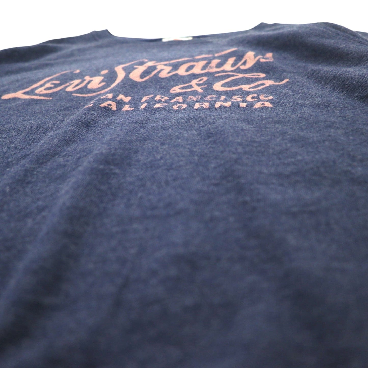 Levi's クラシック クルー プリント スウェット XL ネイビー 17387 スリランカ製