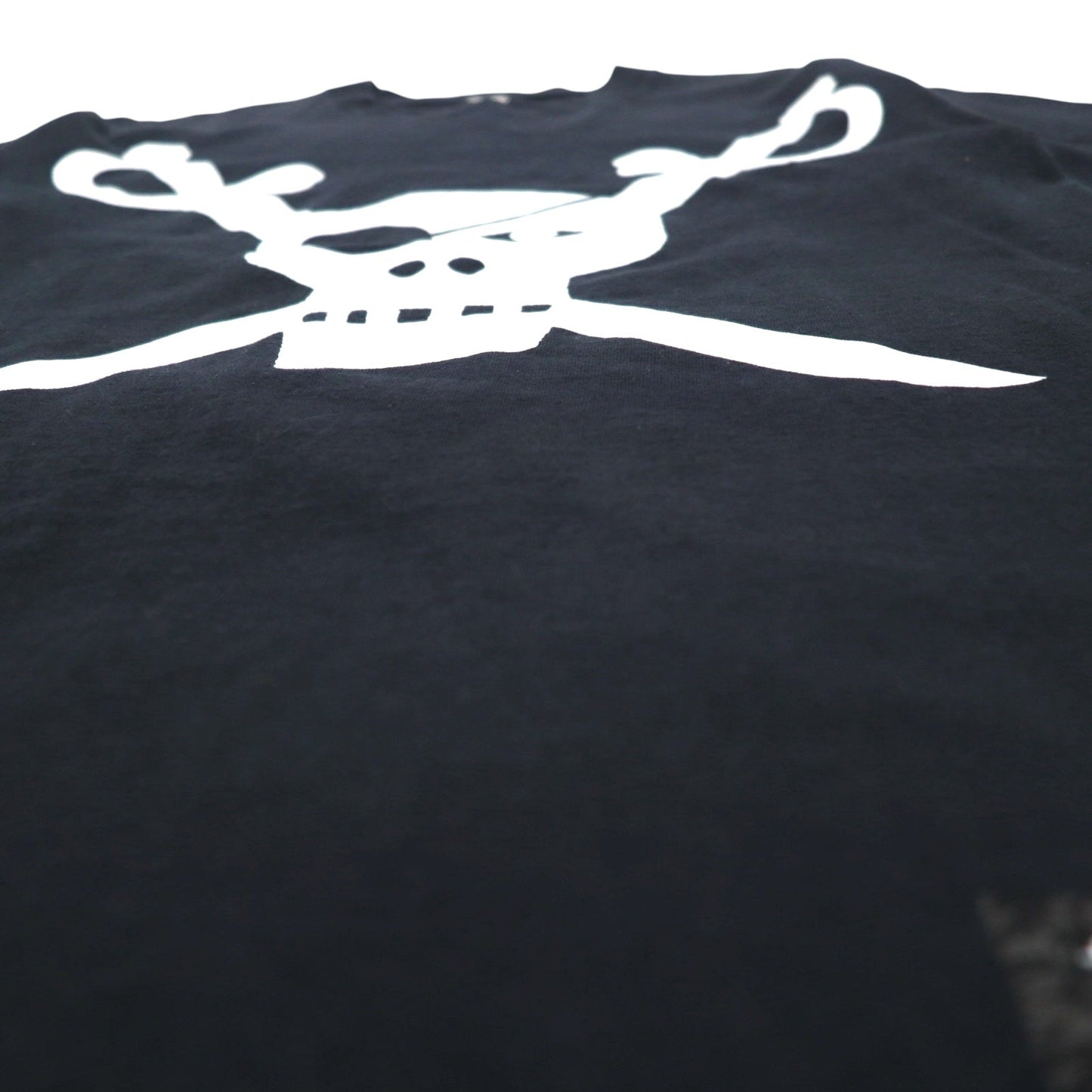 STUSSY スカル パイレーツ プリント Tシャツ S ブラック コットン メキシコ製