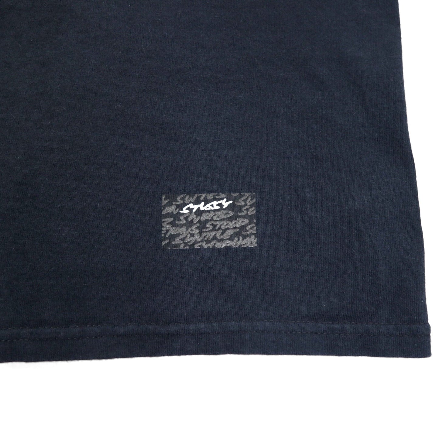 STUSSY スカル パイレーツ プリント Tシャツ S ブラック コットン メキシコ製