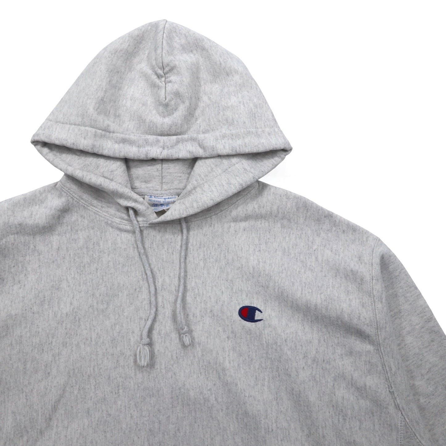 Champion ビッグサイズ リバースウィーブ REVERSE WEAVE プルオーバーパーカー 3XL グレー 青単タグ 復刻 ホンジュラス製