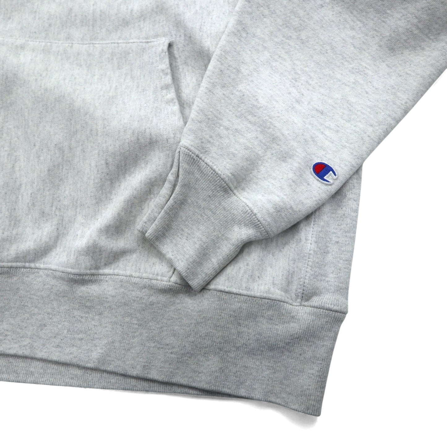 Champion ビッグサイズ リバースウィーブ REVERSE WEAVE プルオーバーパーカー 3XL グレー 青単タグ 復刻 ホンジュラス製