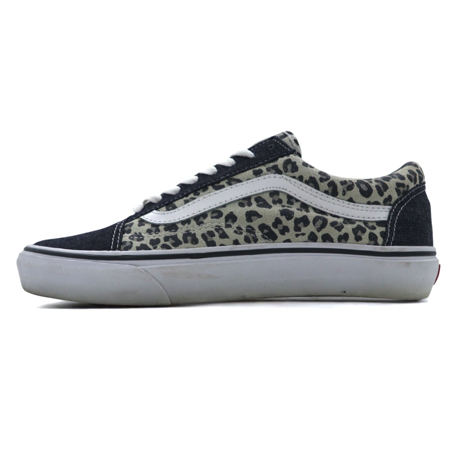 VANS オールドスクール Old Skool スニーカー 26.5cm レオパード スエード デニム Leopard Suede