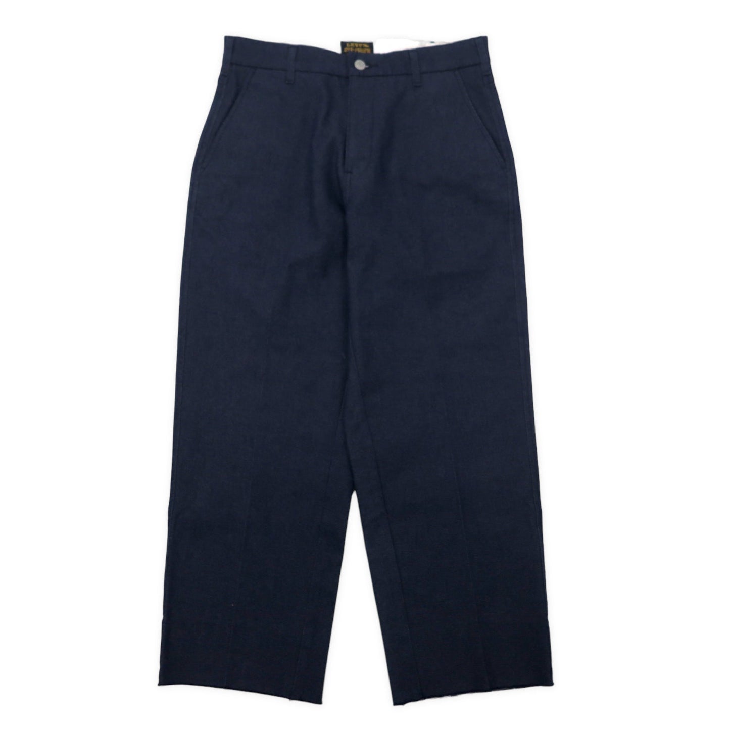 Levi's カットオフ スタプレ クロップド ワイド レッグ チノ トラウザー パンツ 28 ブルー 濃紺 STA-PREST CROPPED WIDE LEG CHINO 47873-0002