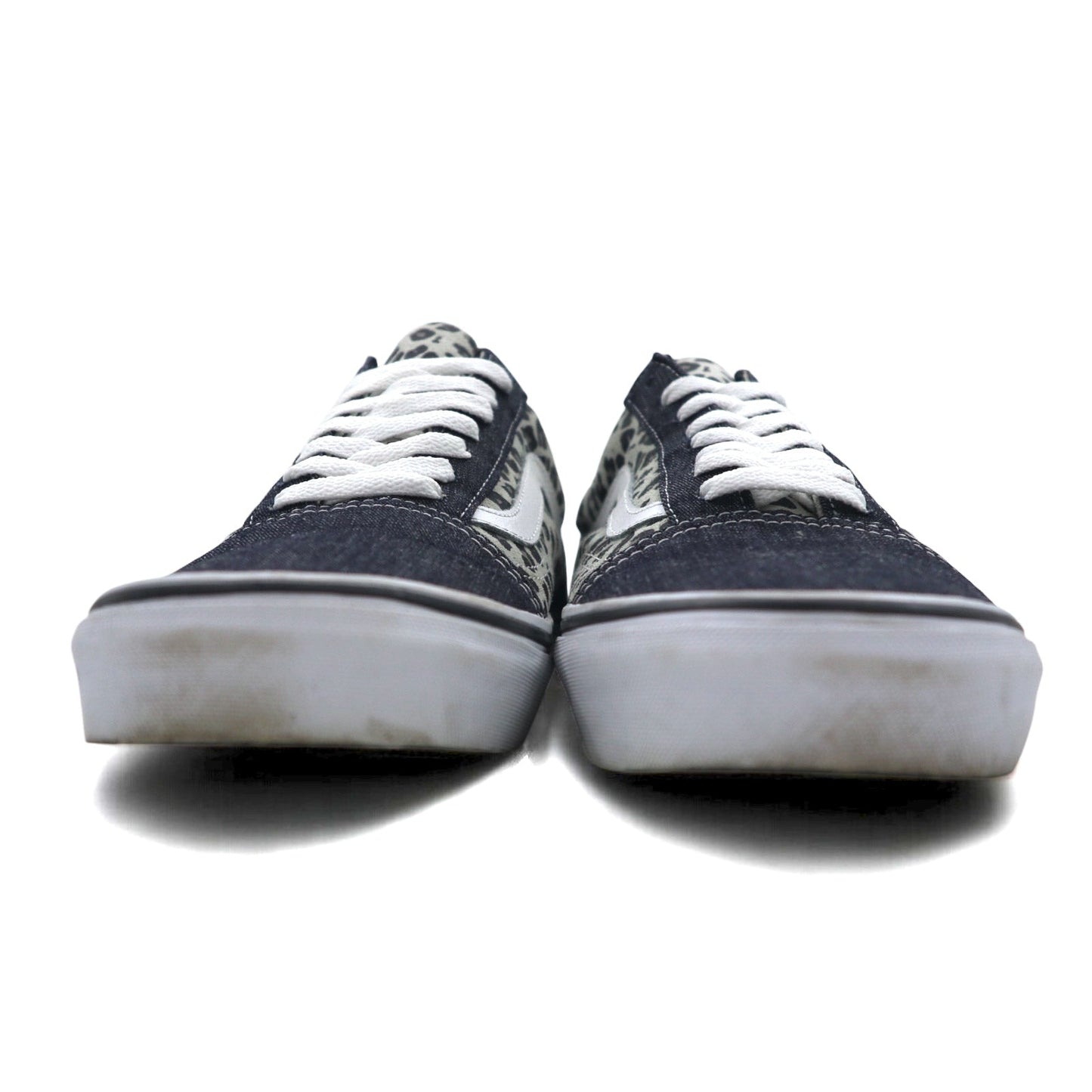 VANS オールドスクール Old Skool スニーカー 26.5cm レオパード スエード デニム Leopard Suede