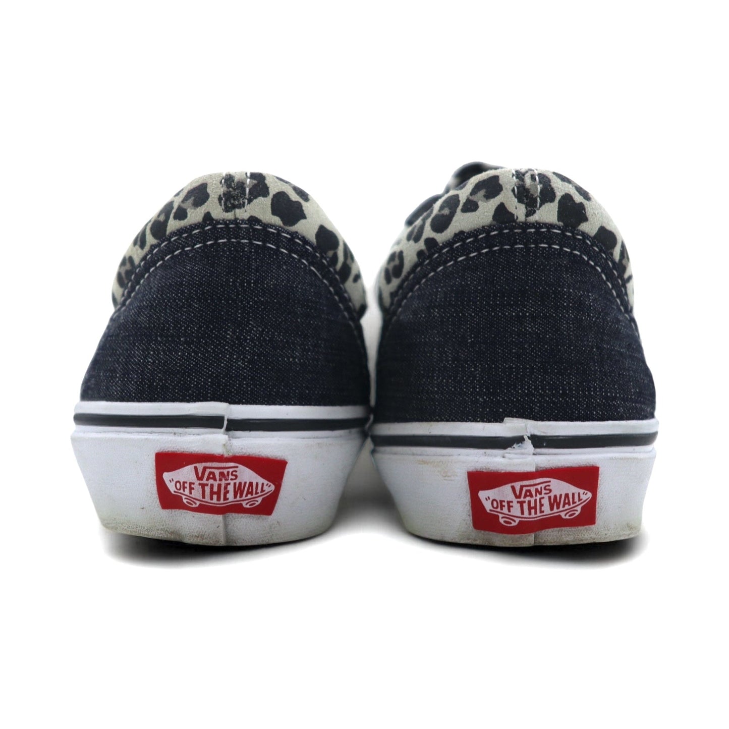 VANS オールドスクール Old Skool スニーカー 26.5cm レオパード スエード デニム Leopard Suede