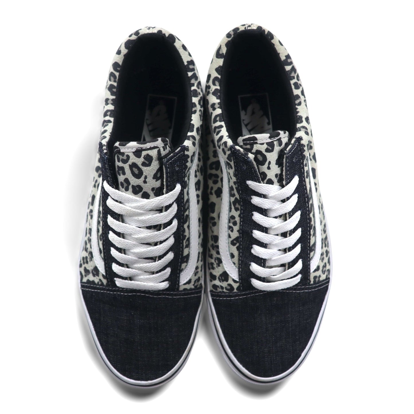 VANS オールドスクール Old Skool スニーカー 26.5cm レオパード スエード デニム Leopard Suede