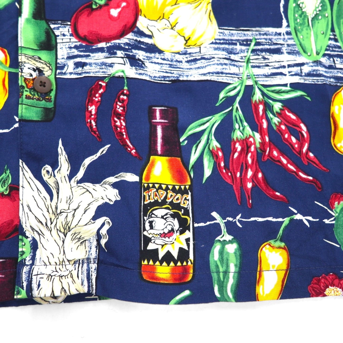 Big Dogs 90年代 アロハシャツ XL ネイビー レーヨン 総柄