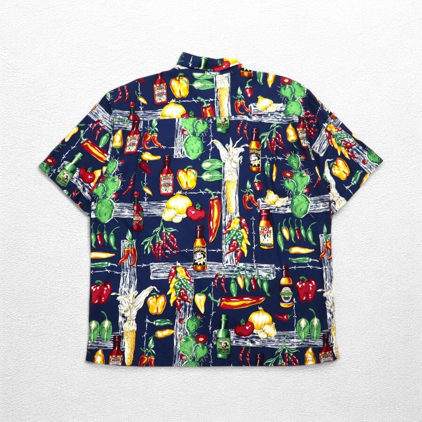 Big Dogs 90年代 アロハシャツ XL ネイビー レーヨン 総柄