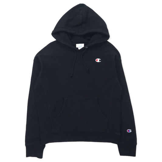 Champion リバースウィーブ プルオーバーパーカー XL ブラック コットン 青単タグ 復刻 ホンジュラス製