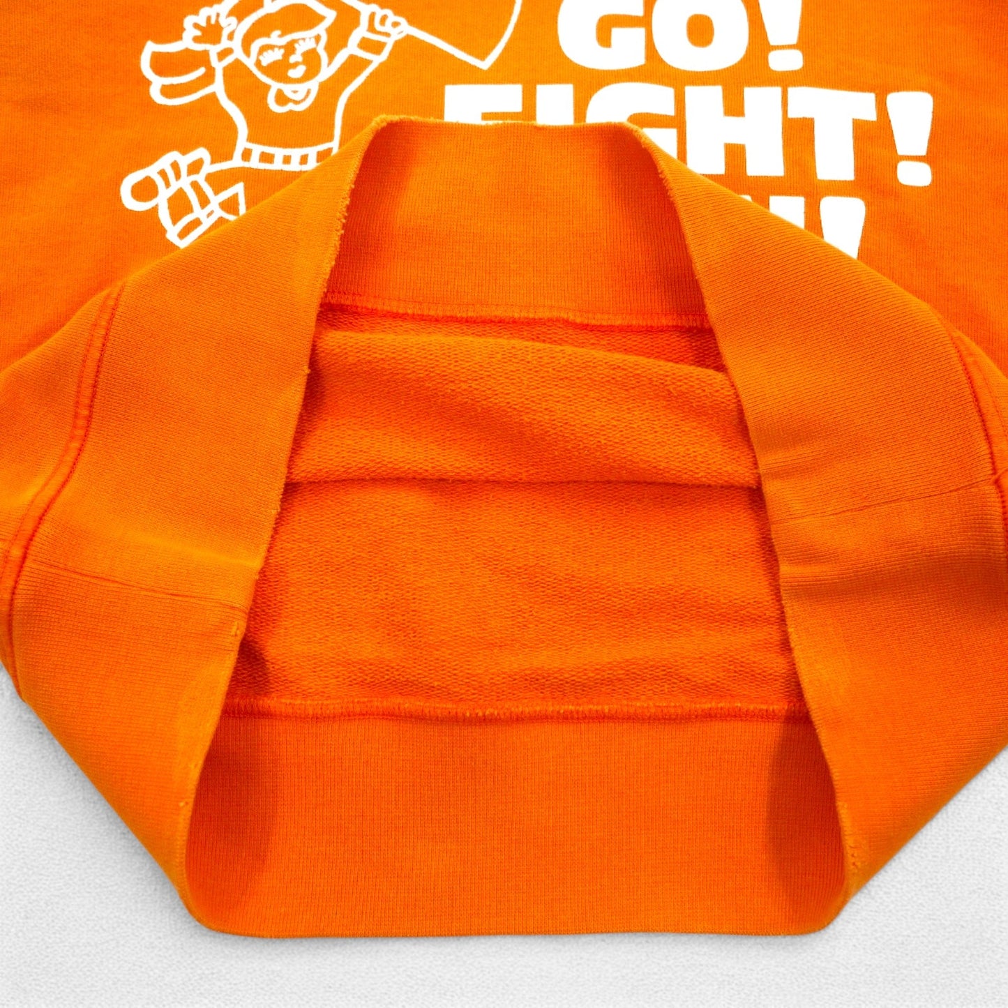 Dsquared2 ダメージ加工 プリント スウェット M オレンジ イタリア製