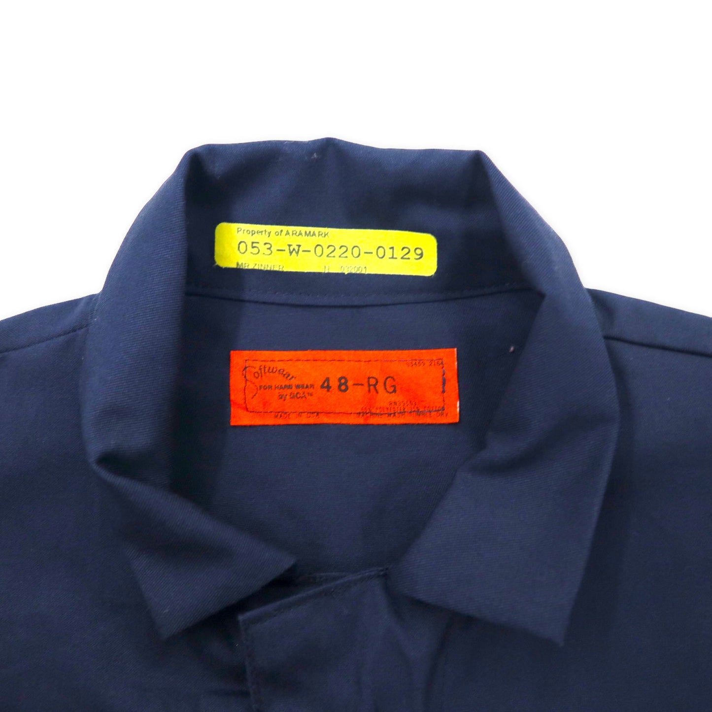 USA製 オールインワン つなぎ 48 ネイビー ポリエステル コットン Softwear for Hardwear by GCA