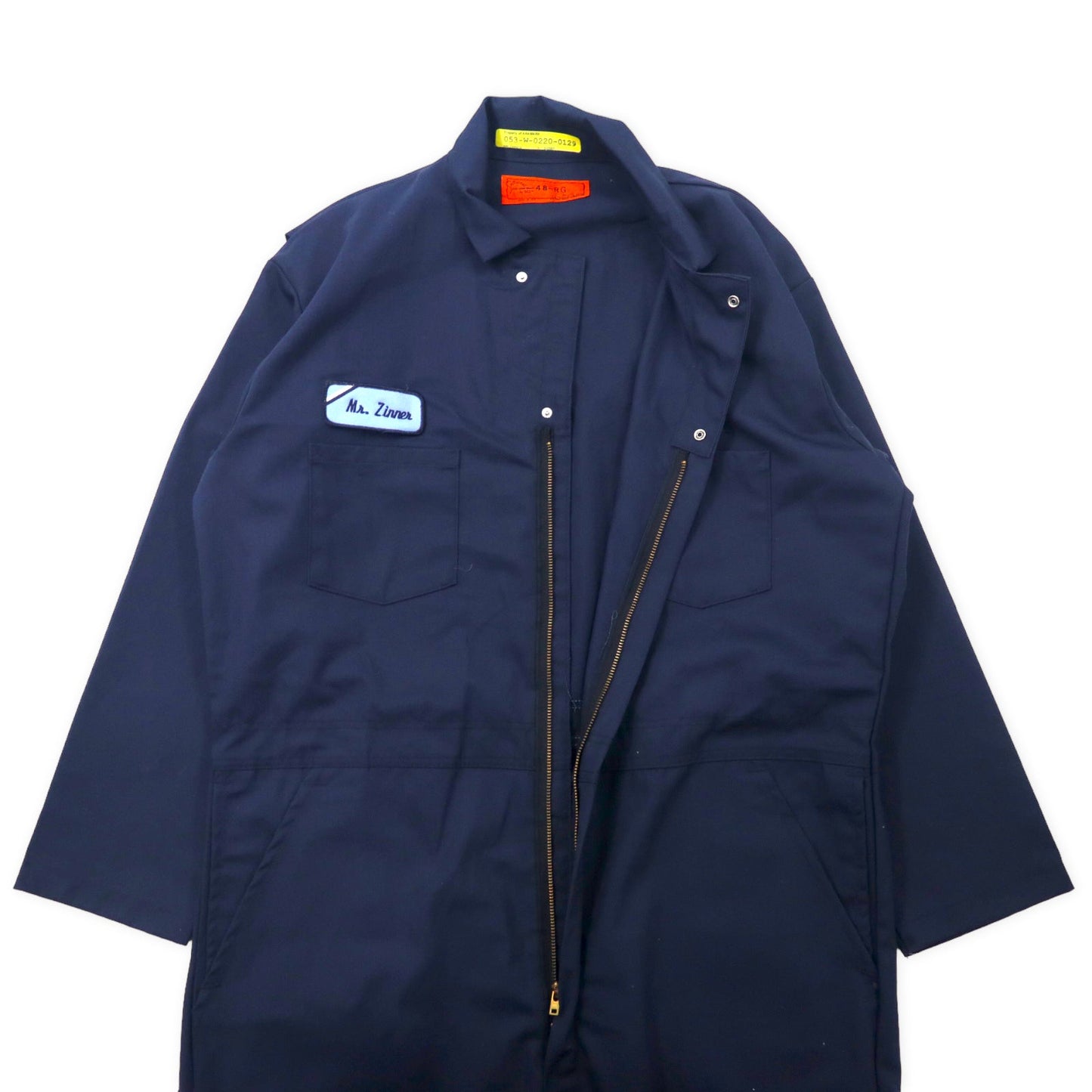 USA製 オールインワン つなぎ 48 ネイビー ポリエステル コットン Softwear for Hardwear by GCA