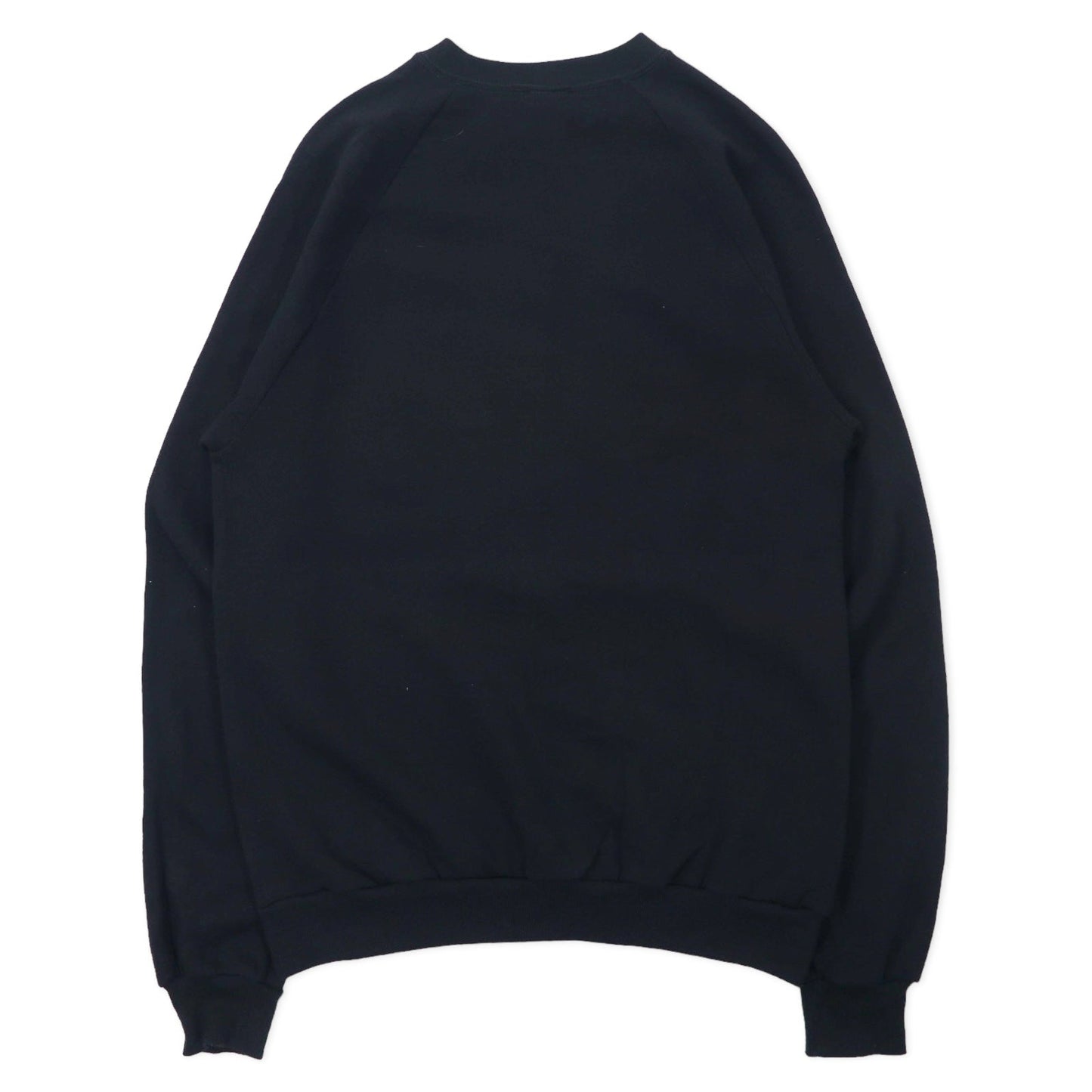 JERZEES USA製 90年代 プリント スウェット L ブラック コットン 裏起毛 LAZY GIRLS CLUB