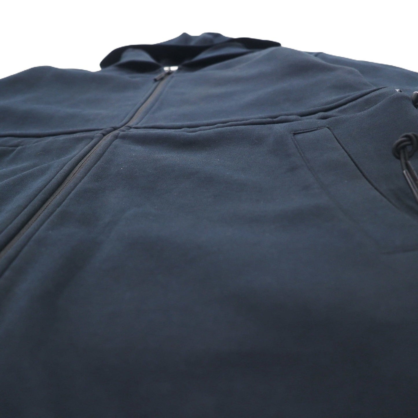 PUMA レーシング ミッドレイヤージャケット ジップパーカー M ブラック ドローコード 574882-01/14