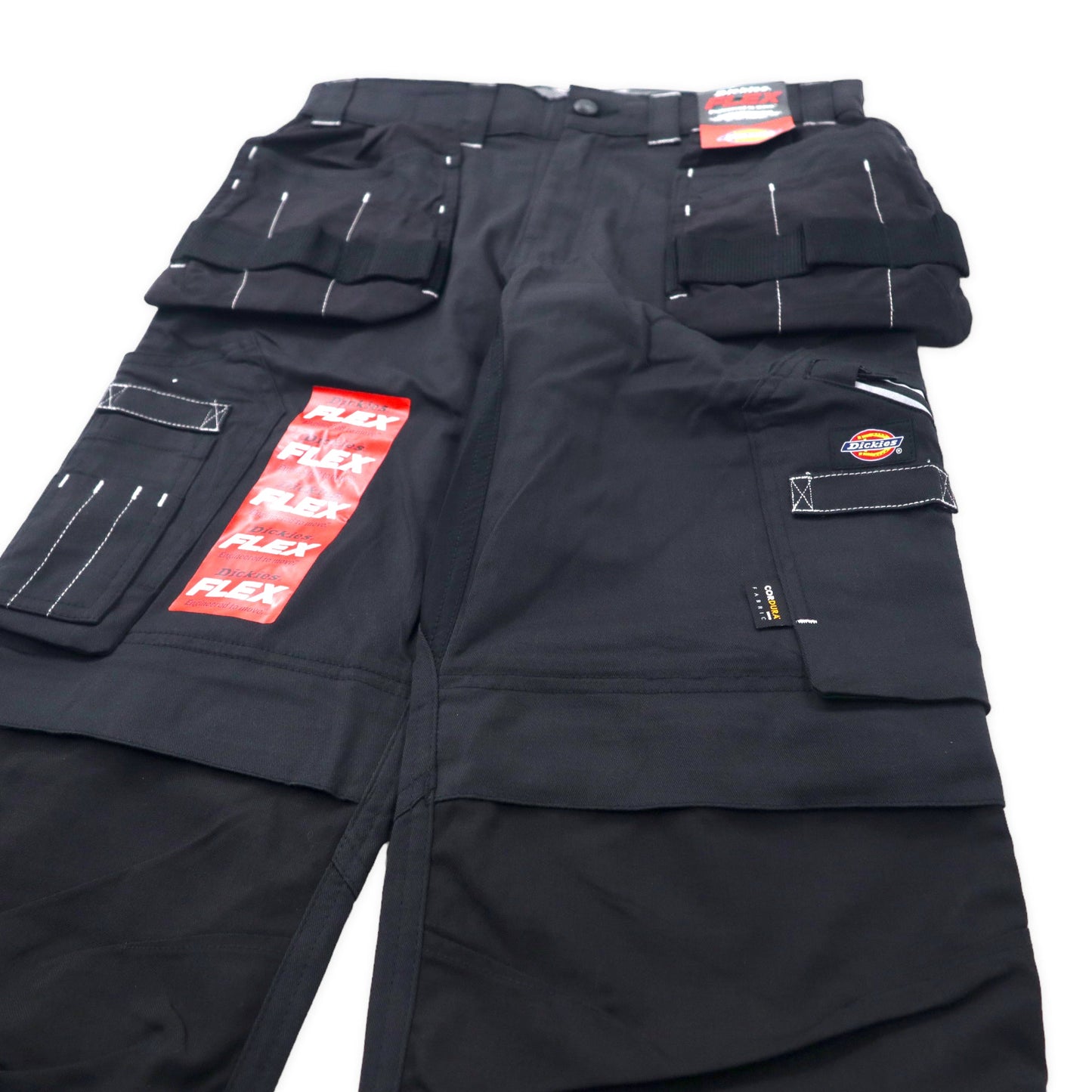 Dickies ダブルニー タクティカル ワークパンツ カーゴパンツ 30 ブラック コットン CORDURA マルチポケット UNIVERSAL FLEX HOLSTER TRS TR2010UBK 未使用品