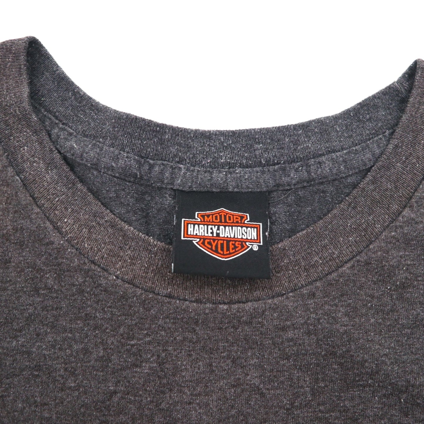 HARLEY DAVIDSON 両面プリント Tシャツ 3XL グレー SILVER EAGLE ニカラグア製