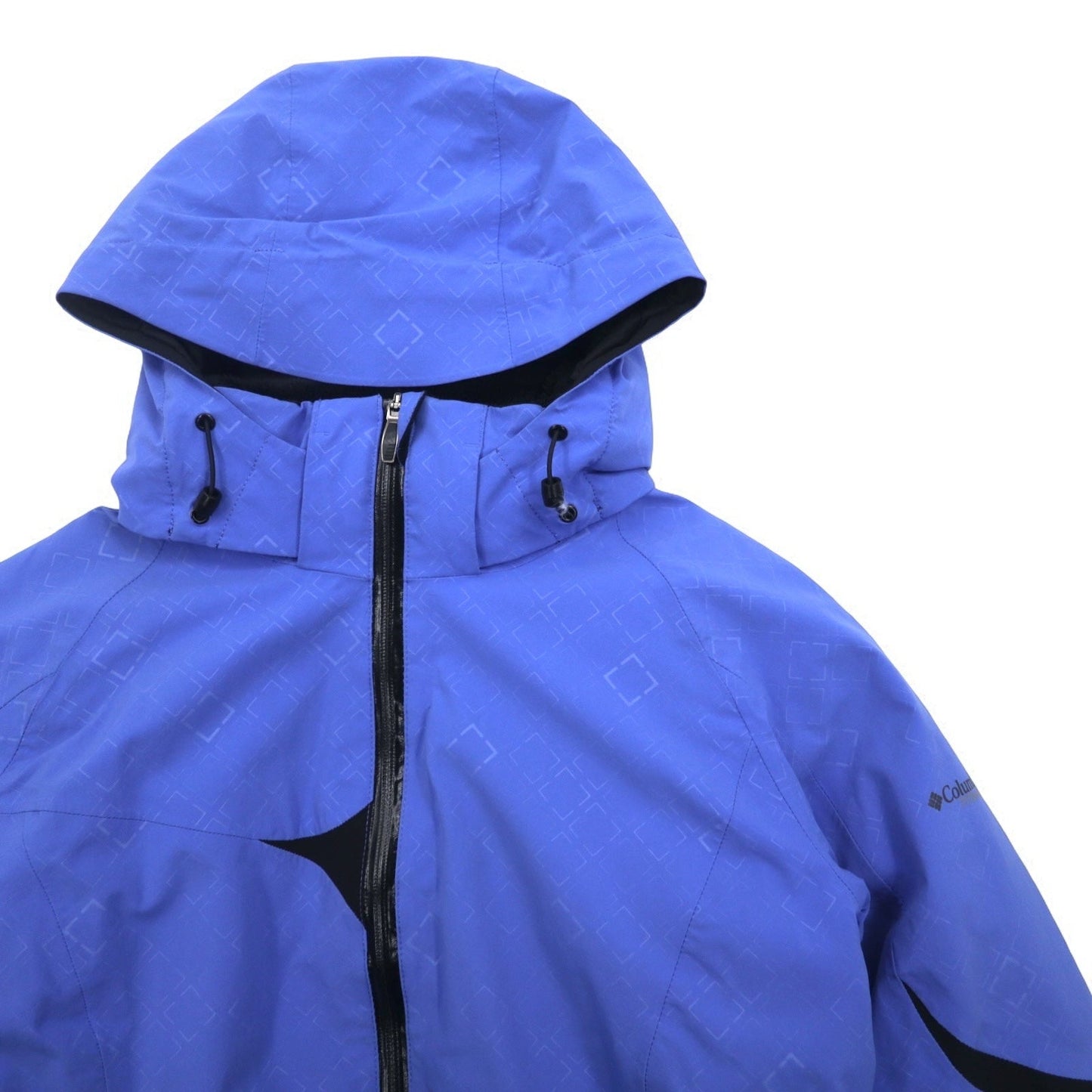 Columbia タイタニウム OMNI-HEAT OMNI-TECH マウンテンパーカー XL ブルー ナイロン 防水 フード着脱式 Heli-Honey Jacket SL4013