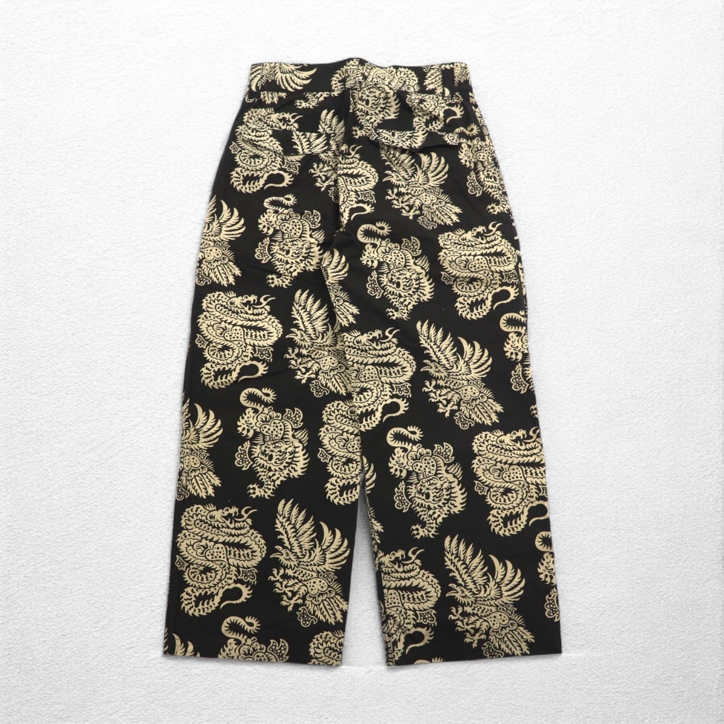 blackmeans × Zepanese Club × 寅壱 TZB LONG PANTS イージーパンツ L ブラック 総柄 1813 22AW