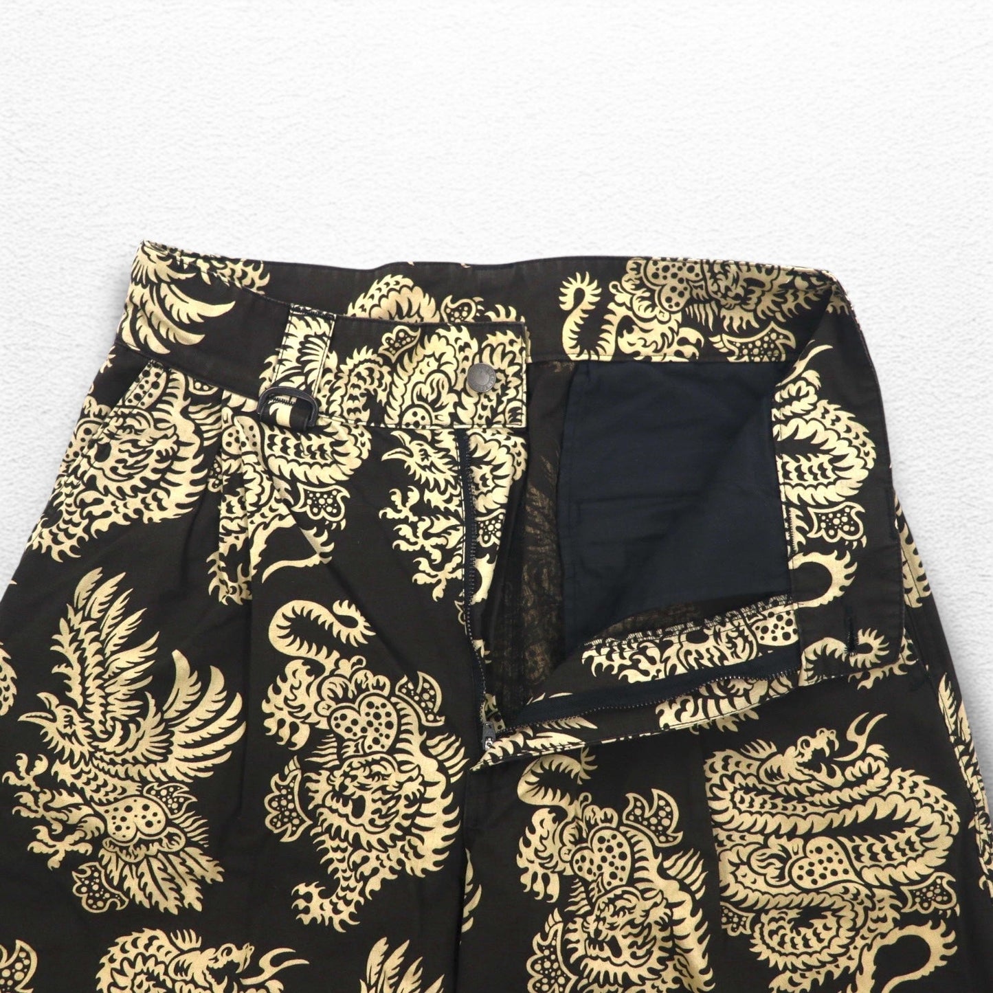 blackmeans × Zepanese Club × 寅壱 TZB LONG PANTS イージーパンツ L ブラック 総柄 1813 22AW