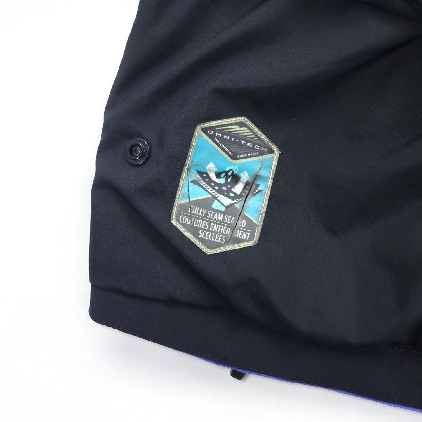 Columbia タイタニウム OMNI-HEAT OMNI-TECH マウンテンパーカー XL ブルー ナイロン 防水 フード着脱式 Heli-Honey Jacket SL4013
