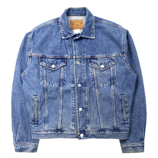 GAP DENIM USA製 90年代 オールドギャップ デニムジャケット Gジャン S ブルー コットン