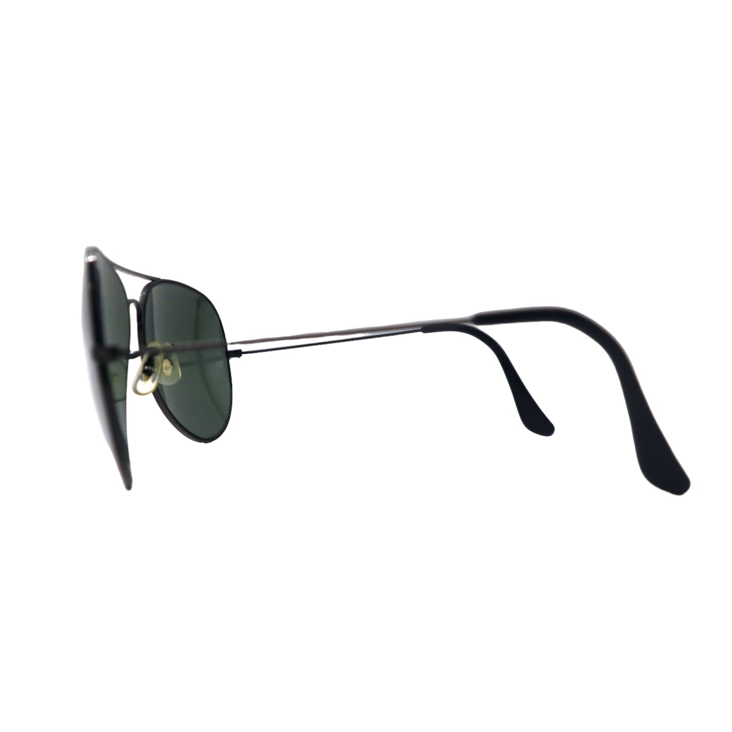 Ray-Ban USA 80年代 クラシックメタル サングラス ティアドロップ ブラック ダブルブリッジ B&L ボシュロム社製 ヴィンテージ