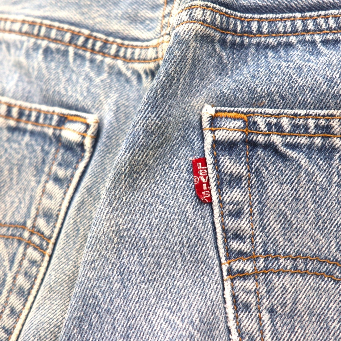Levi's 90年代 USA製 501XX カットオフ デニムショートパンツ M インディゴ ブルー ボタン裏553 501-0000