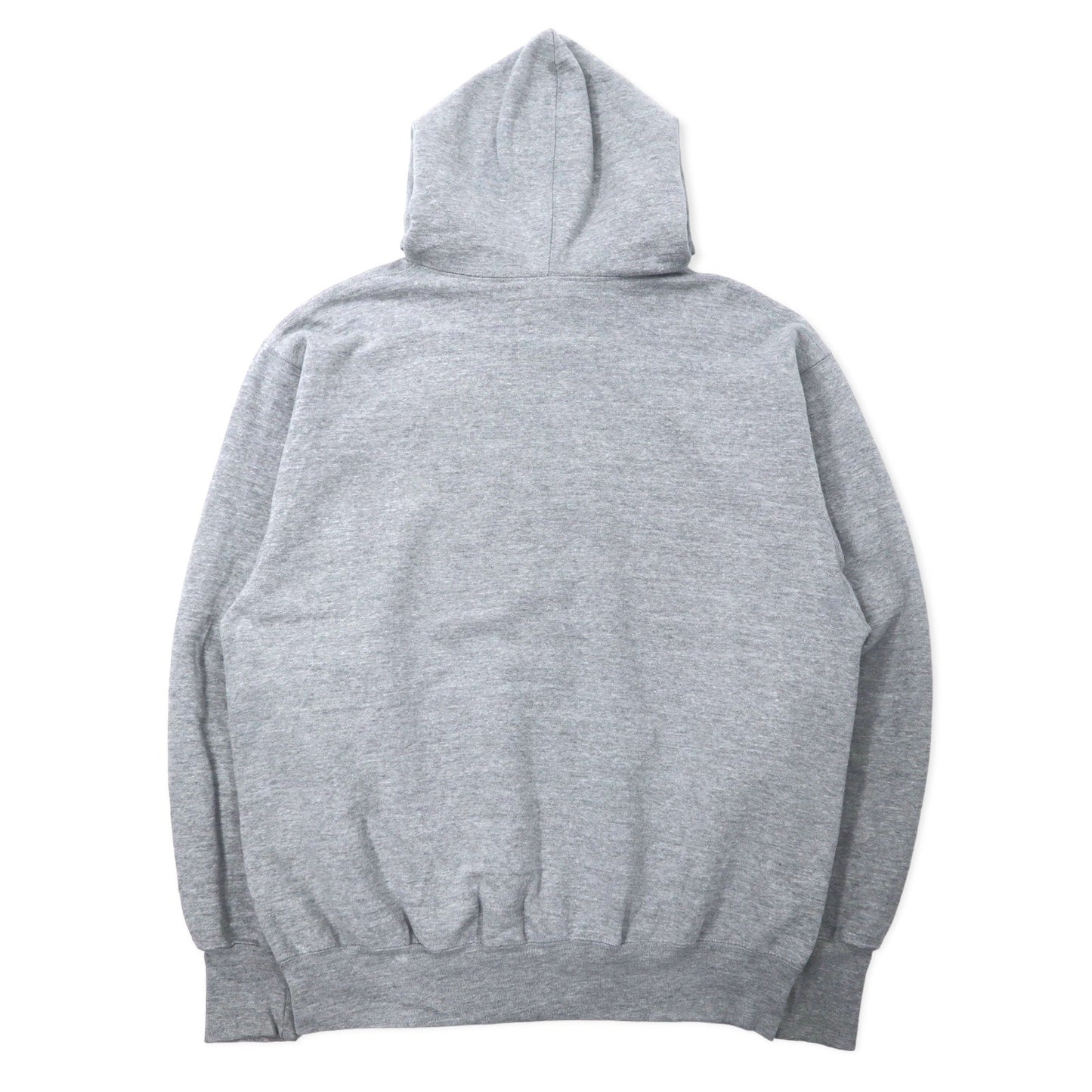 STEVE AND BARRY'S ヘビーウェイト カレッジプリント プルオーバーパーカー L グレー コットン パキ綿 NOTRE DAME ビッグサイズ