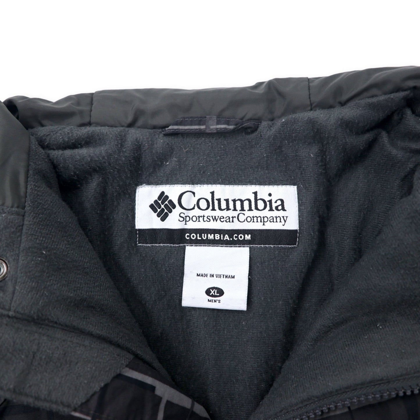 Columbia マウンテンパーカー XL グレー 総柄 ナイロン OMNI-SHIELD 防水 XM5985