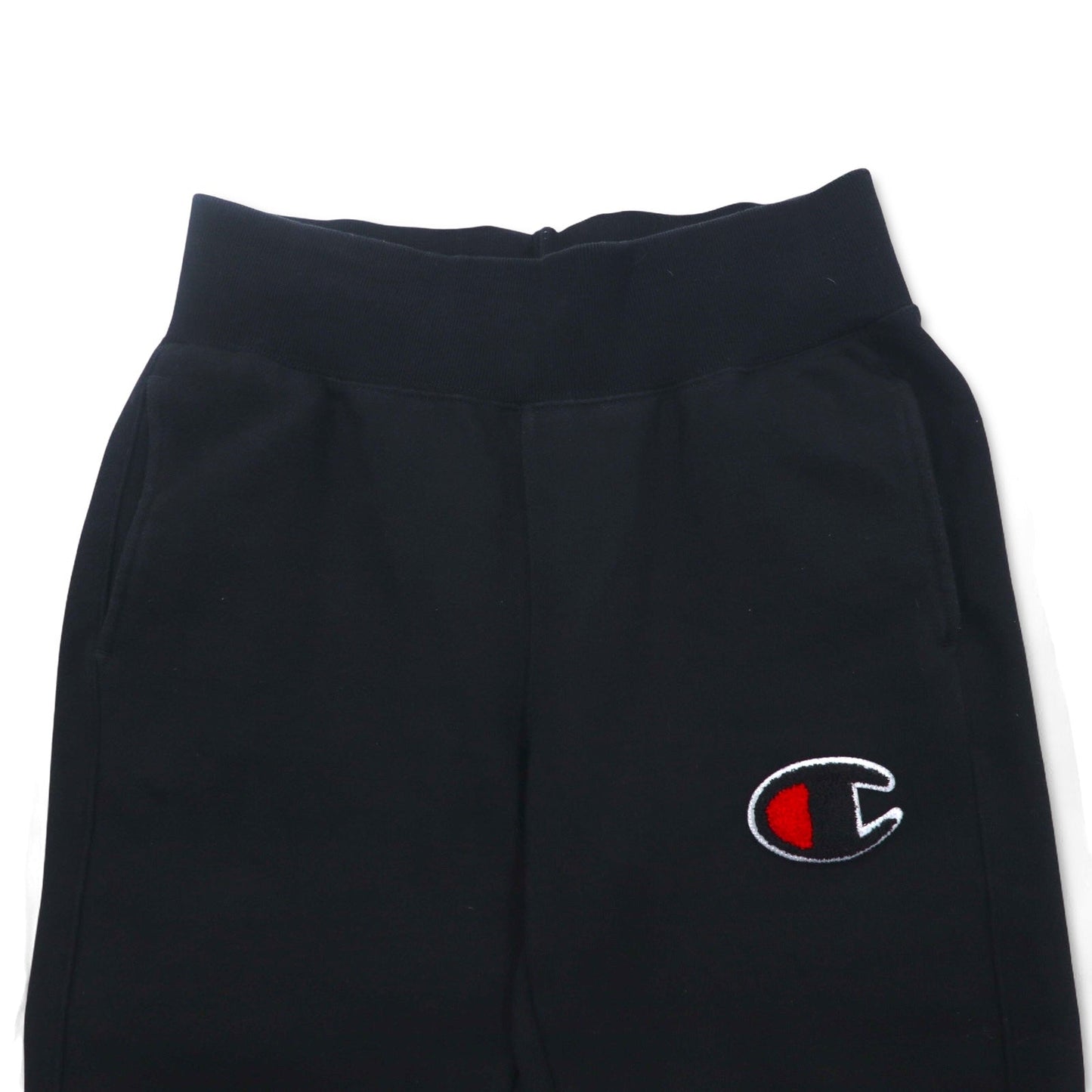 Champion リバースウィーブ REVERSE WEAVE スウェットパンツ L ブラック スクリプトロゴ 青単タグ 復刻 エルサルバドル製