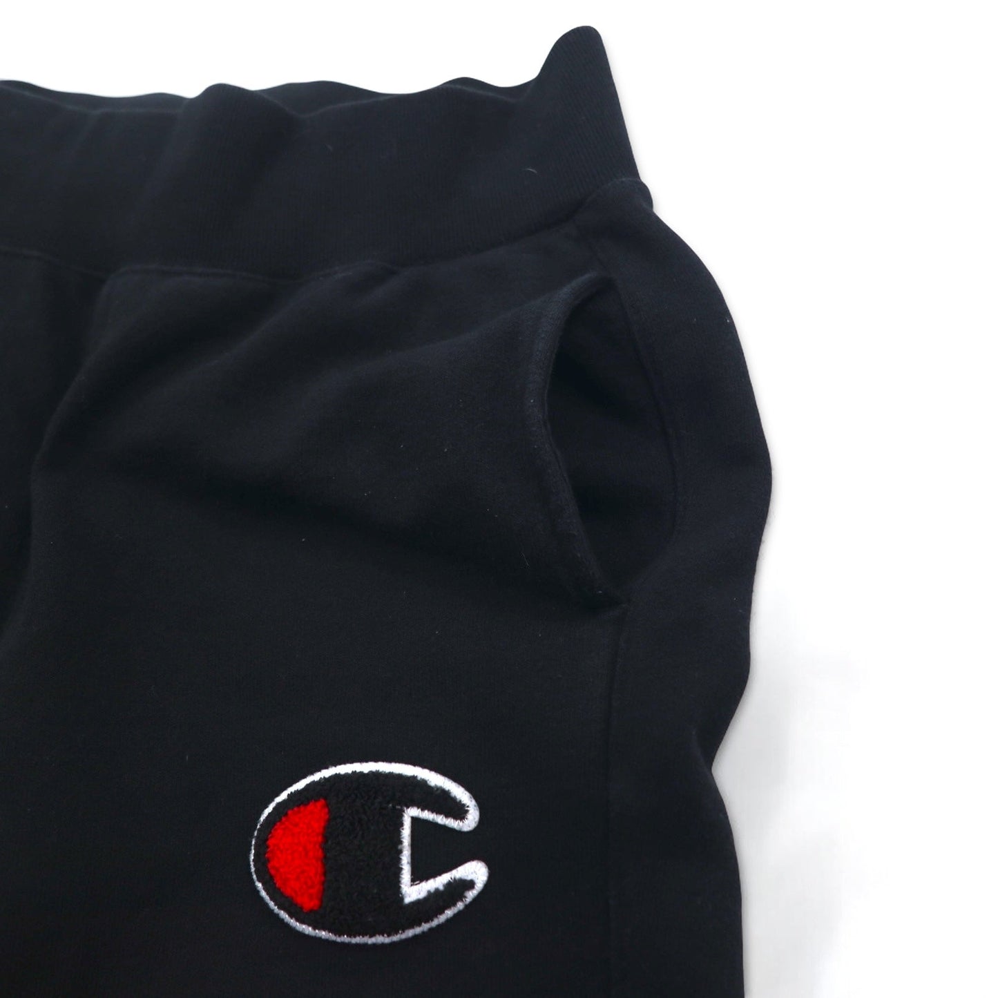 Champion リバースウィーブ REVERSE WEAVE スウェットパンツ L ブラック スクリプトロゴ 青単タグ 復刻 エルサルバドル製