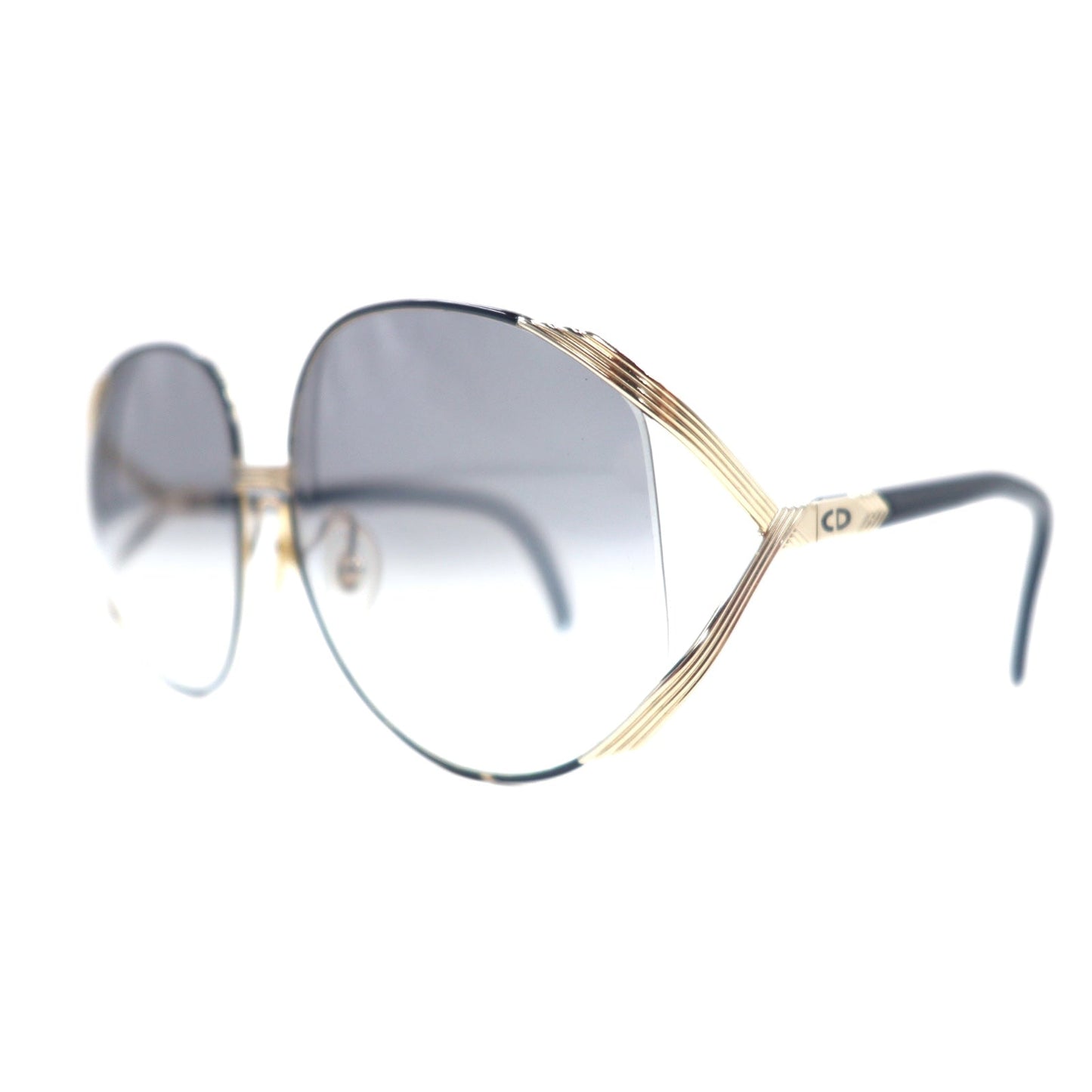 Christian Dior オーストラリア製 ヴィンテージ サングラス グラデーション ブラック 2250 49 CDロゴ